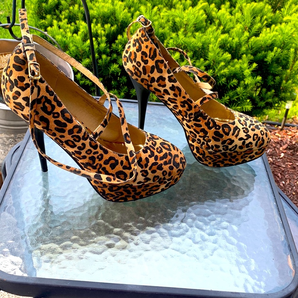 Cheetah print heels